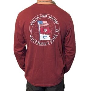 Southern Tide A&M Long Sleeve Tshirt